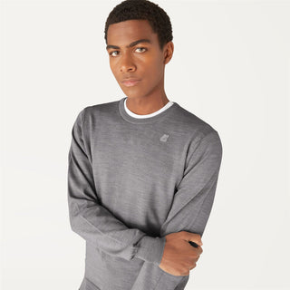 K-WAY MEN'S SEBASTIEN MERINO PULLOVER K6113BW XDB