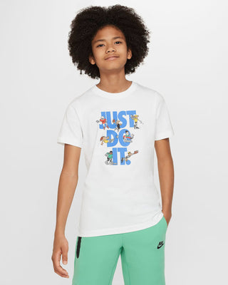 NIKE T-SHIRT JUST DO IT JR FN9667 100