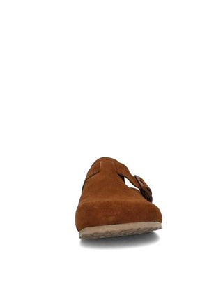 COLORS OF CALIFORNIA SANDALI SABOT IN SUEDE BIOM86 TAN