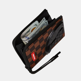 SPRAYGROUND CLEAR WALLET WITH ICONIC LOGO W6517