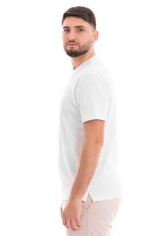 MARKUP CREW NECK SHORT SLEEVE T-SHIRT IN THIN PIQUET MK11004 BNC