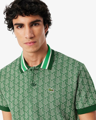 LACOSTE POLO MONOGRAM LACOSTE UOMO DH1417 HEI