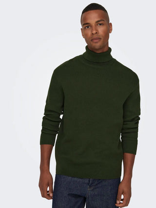 ONLY&amp;SONS PHIL HIGH NECK SWEATER MEN 22023202 RSN