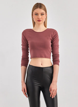ONLY TOP KIKA LONG SLEEVE CROPPED DONNA 15264721 RSB