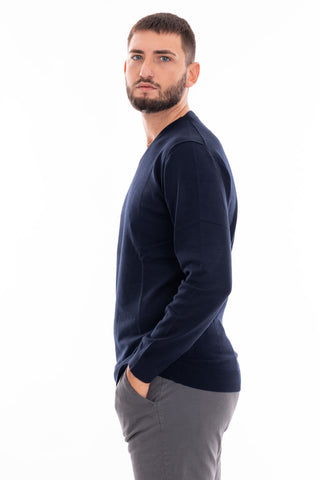 MARKUP MEN'S V-NECK SWEATER MK20011 BLUE