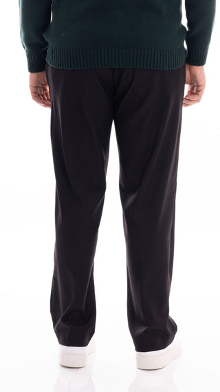 HYPS MEN'S TROUSERS ENNA IN COOL WOOL ENNA 06 BLACK