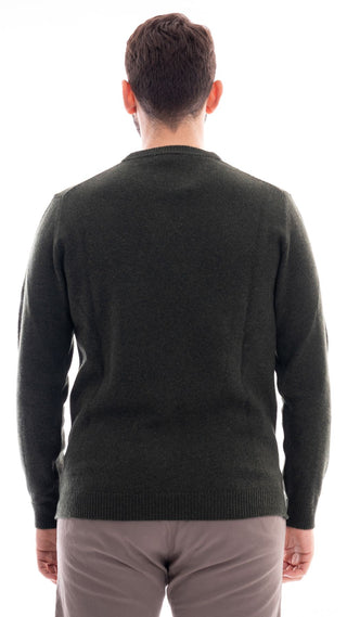 WOOL&CO MAGLIONE GIROCOLLO RASATO 4080 0042