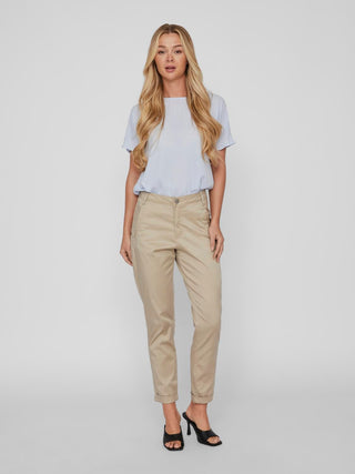 VILA PANTALONE CHINO DONNA 14050349 STC