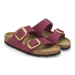 BIRKENSTOCK SANDALO ARIZONA CON  FIBIA GRANDE IN PELLE DONNA 1027989