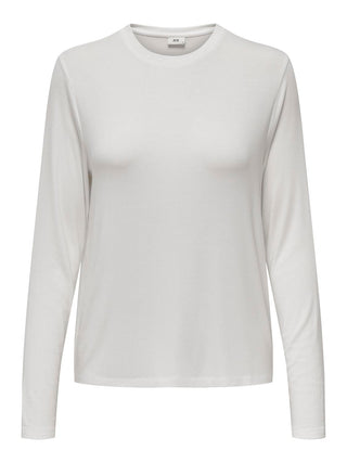 JACQUELINE DE YONG T-SHIRT COMO MANICA LUNGA GIROCOLLO DONNA 15328943 CLD