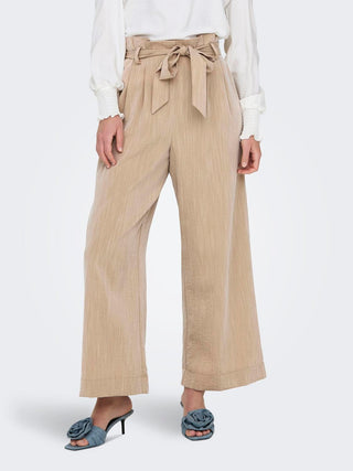 ONLY WOMEN'S MARSA SOLID PAPERBAG PANTS 15269628 SFR