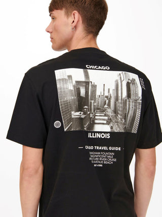 ONLY&SONS GUS PHOTO PRINT TEE 22022669
