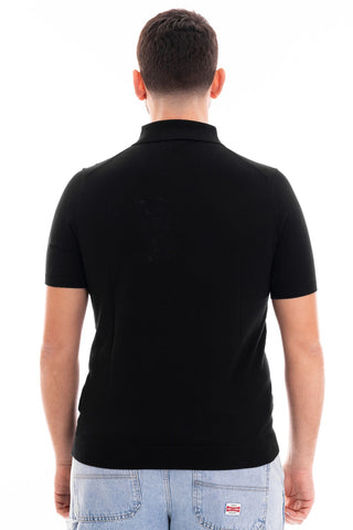 MARKUP SHORT SLEEVE COTTON POLO MK10005 BLACK