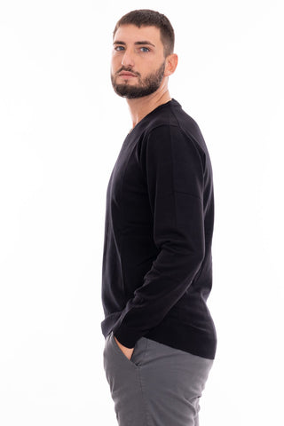 MARKUP MEN'S V-NECK SWEATER MK20011 BLACK