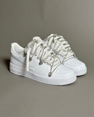 NIKE AIR FORCE LACCI IN CORDA E SWAROSKI AIR FORCE CORDA CRI