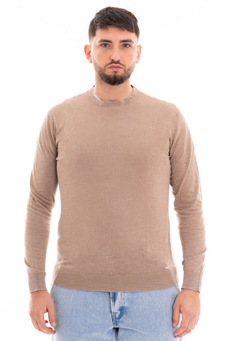 MARKUP ROUND NECK LONG SLEEVE T-SHIRT IN COTTON MK10006 CRD