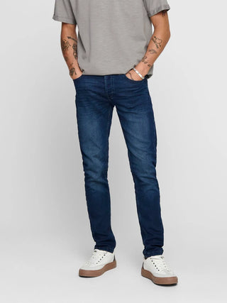 ONLY&amp;SONS JEANS LOOM SLIM DB JOG 0431 MAN 22010431 BLD