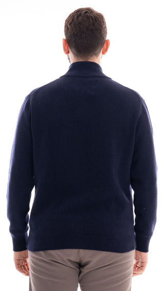 WOOL&CO MAGLIONE FULL ZIP IN LANA 4072 0023