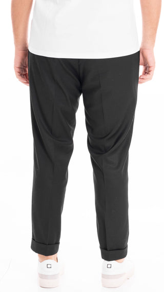 PATRICK&SON PANTALONE CLASSICO IN FRESCO LANA LUCIO 24 NER