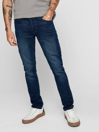 ONLY&amp;SONS JEANS LOOM SLIM DB JOG 0431 MAN 22010431 BLD