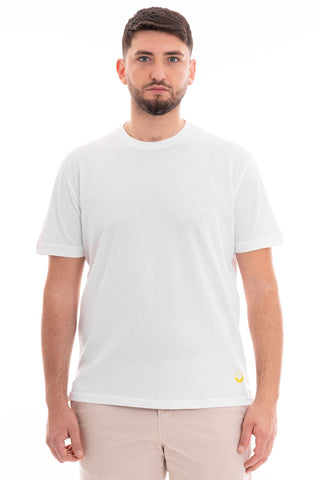 MARKUP CREW NECK SHORT SLEEVE T-SHIRT IN THIN PIQUET MK11004 BNC