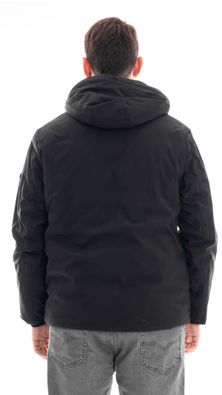 MARKUP SHORT PARKA IN TECHNICAL FABRIC MEN MK24006 BLACK