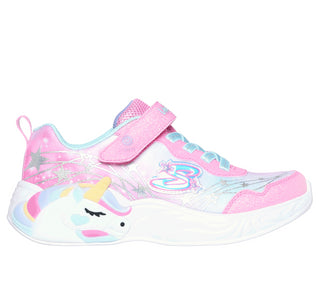 SKECHERS SCARPE SPORTIVE UNICORN DREAMS WISHFUL MAGIC JR 302299L PKTQ