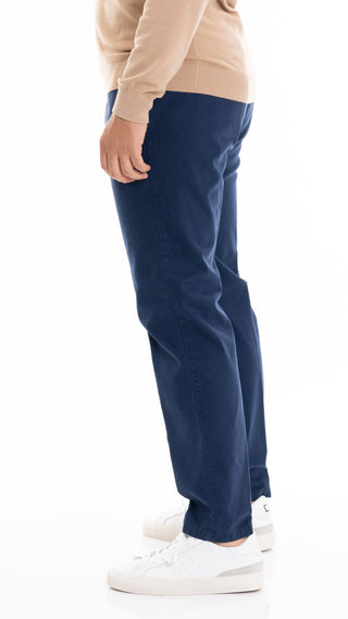 HYPS MEN'S FLORENTINE TROUSERS IN FLORENTINE ARMOURED COTTON 28 BLUE