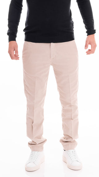 MORO PANTALONE IN FUSTAGNO MI2585 BEI