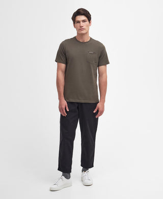 BARBOUR T-SHIRT LANGDON CON TASCHINO UOMO MTS1114 CH55