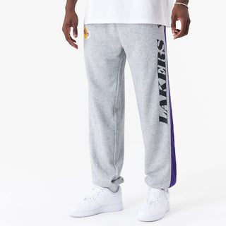 NEW ERA MESH PANEL RELAXED TRACKSUIT PANTS LOS ANGELES LAKERS MEN 60435491 030