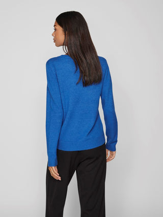 VILA W O-NECK LONG SLEEVES KNIT 14054177