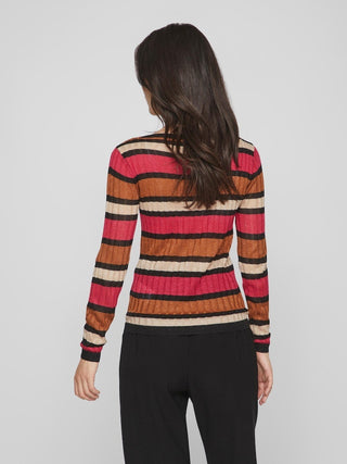 VILA W EMBER NEW LONG SLEEVES GLITTER KNIT 14088045