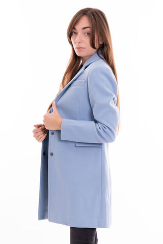 MARKUP W REVERSE NECK CLOTH COAT MW24601