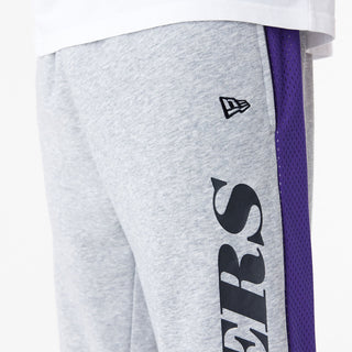 NEW ERA MESH PANEL RELAXED TRACKSUIT PANTS LOS ANGELES LAKERS MEN 60435491 030