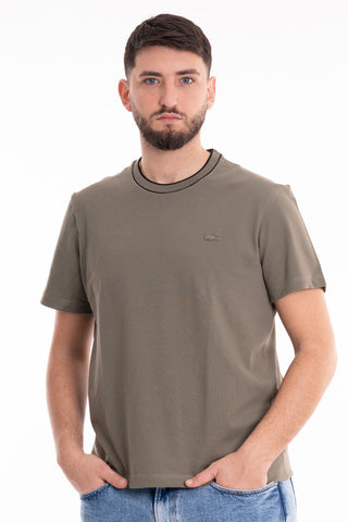 LACOSTE T-SHIRT IN PIQUÉ ELASTICIZZATO UOMO TH8174 316