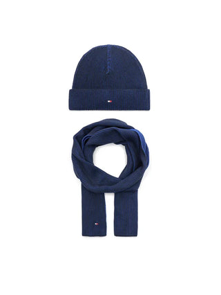 TOMMY HILFIGER GP FLAG BEANIE &amp; SCARF AM11624