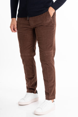 HYPS PANTALONE UOMO IN VELLUTO 500 RIGHE PRATO 23