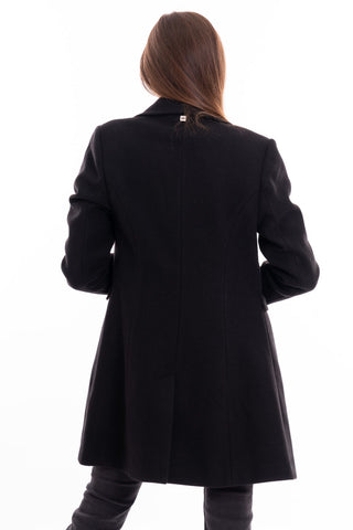 MARKUP W REVERSE NECK CLOTH COAT MW24601