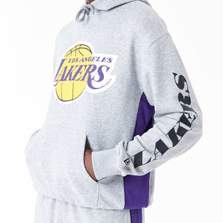 NEW ERA MEN'S NBA MESH PANEL SWEATSHIRT LOS ANGELES LAKERS 60435495 030