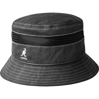 KANGOL DISTRESSED COTTON MESH BUCKET K5381