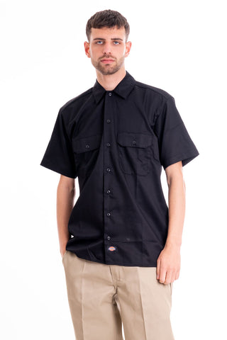 DICKIES M WORK SHIRT SS REC DK0A4XK7BLK1