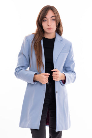 MARKUP W REVERSE NECK CLOTH COAT MW24601