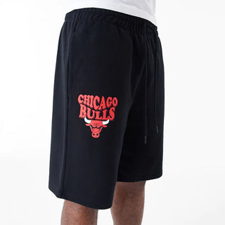 NEW ERA SWEAT SHORTS NBA SCRIPT CHICAGO BULLS MEN 60435508 001