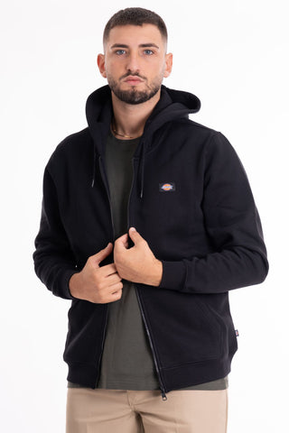 DICKIES M OAKPORT ZIP HOODIE DK0A4XD3BLK1