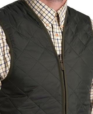 BARBOUR M PALARQUILT WAISTCOAT ZIP LINEAR MLI0001 GN91