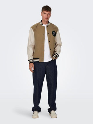 ONLY&amp;SONS JASON VARSITY JACKET 22026189