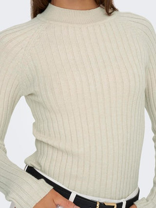 JACQUELINE DE YONG W MAGDA LONG SLEEVES RIB PULLOVER 15238267