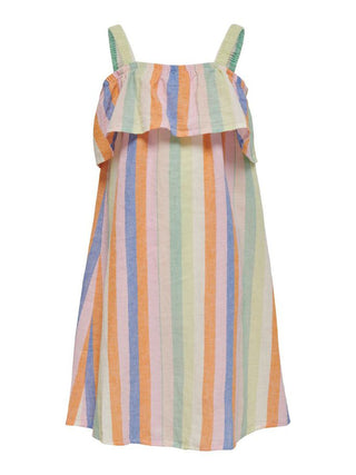 ONLY STELLA STRIPE STRAP DRESS WVN JR 15257305