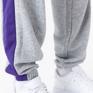 NEW ERA MESH PANEL RELAXED TRACKSUIT PANTS LOS ANGELES LAKERS MEN 60435491 030